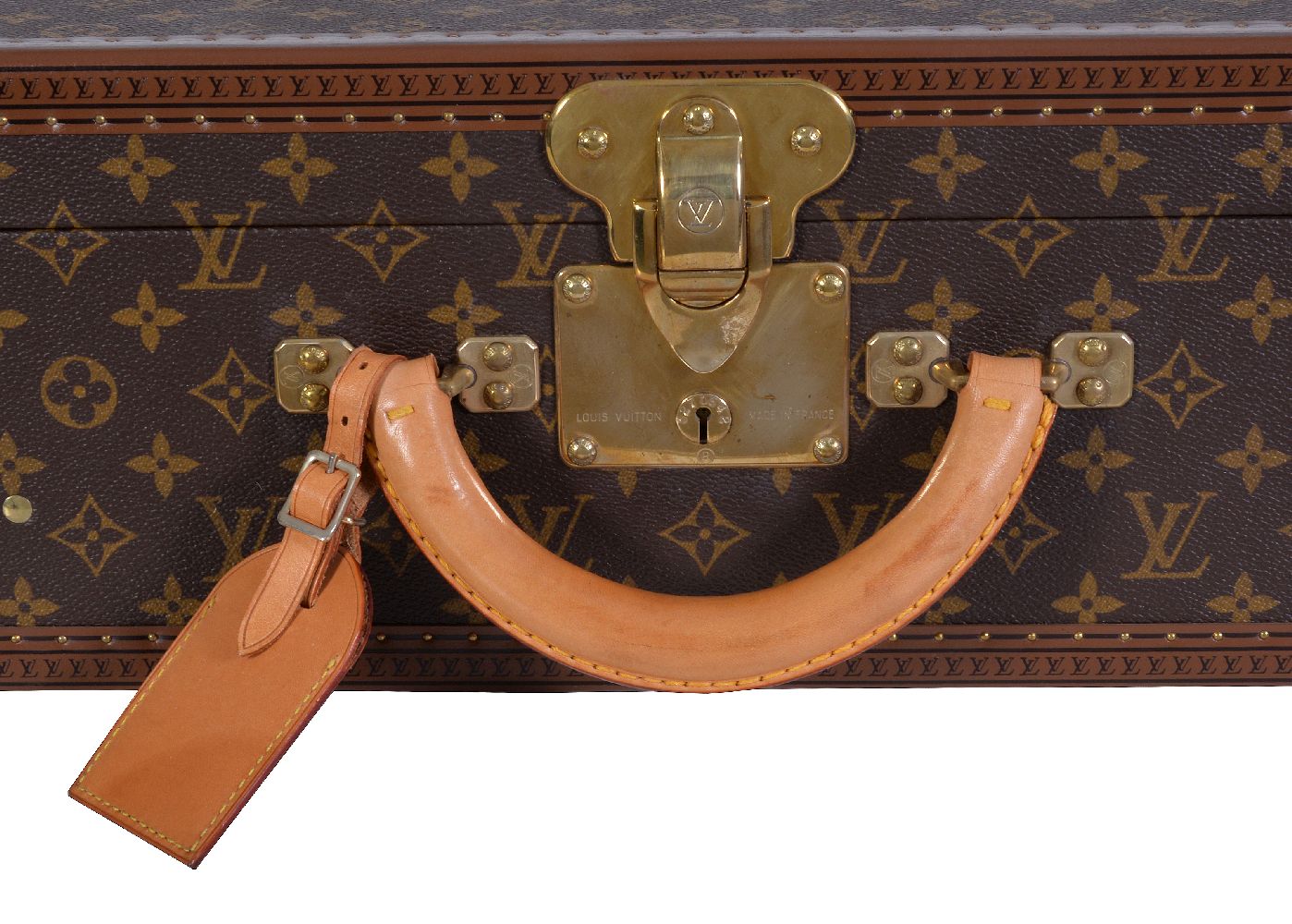 Louis Vuitton, Monogram, Bisten 70, a coated canvas and leather hard suitcase - Image 5 of 7