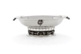 Georg Jensen, a Danish silver Grape pattern centrepiece bowl