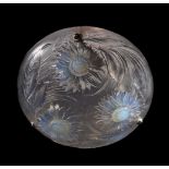 Verlys, an opalescent glass plafonnier