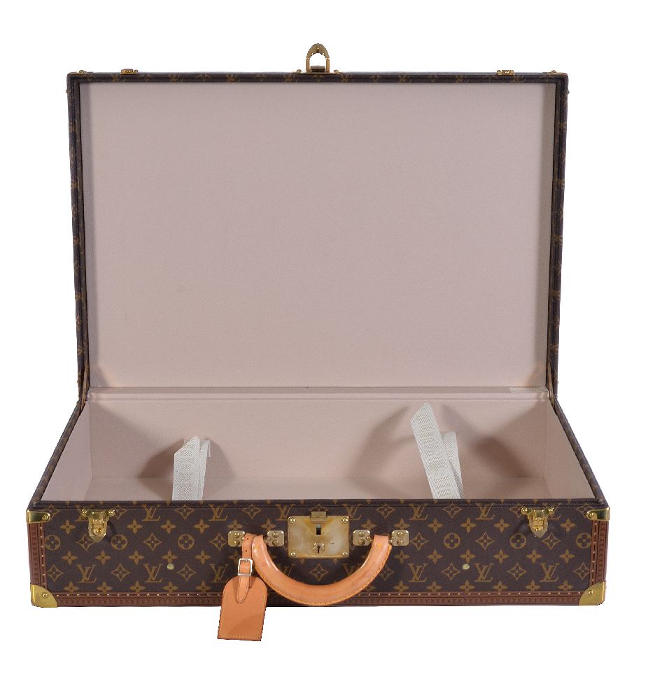 Louis Vuitton, Monogram, Bisten 70, a coated canvas and leather hard suitcase - Image 3 of 7