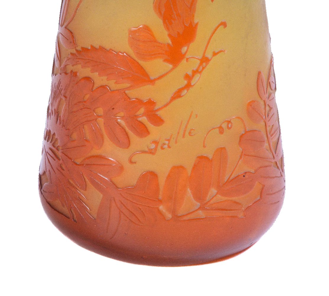 Émile Gallé, a graduated pair of cameo glass scent bottles and stoppers - Image 4 of 7