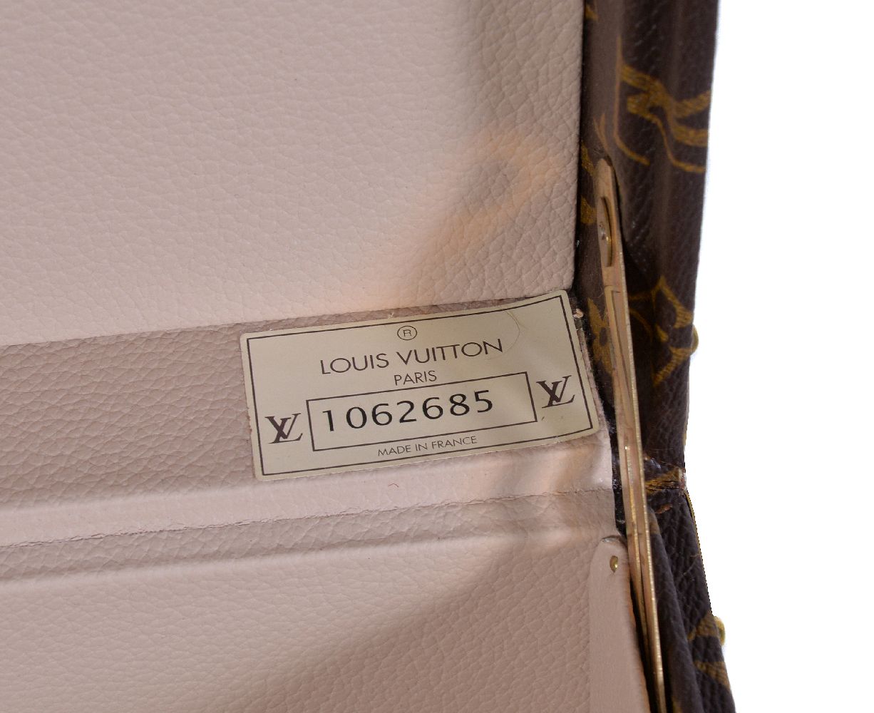 Louis Vuitton, Monogram, Bisten 70, a coated canvas and leather hard suitcase - Image 6 of 7