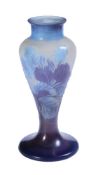 Émile Gallé, a cameo glass small vase