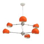 David Weeks Studio, Tri Boi, no. 418, a two tier six light chandelier