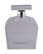 Asprey, an Art Deco silver mounted glass decanter by Asprey & Co. Ltd