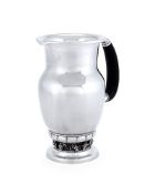 Georg Jensen, a Danish silver Grape pattern pitcher or jug