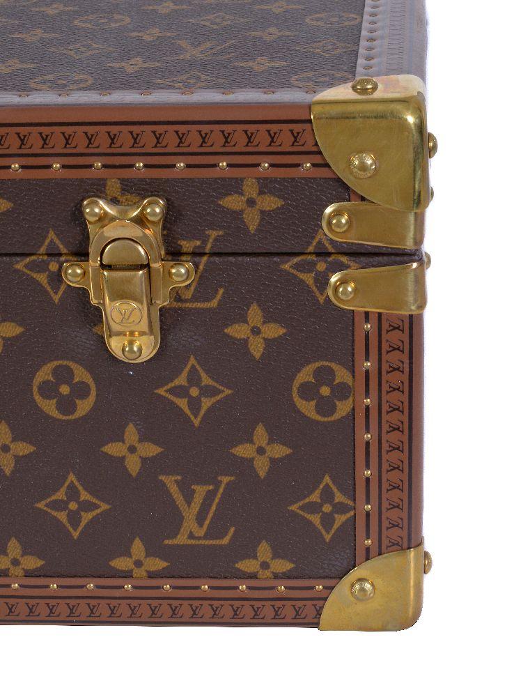 Louis Vuitton, Monogram, Bisten 70, a coated canvas and leather hard suitcase - Image 4 of 7