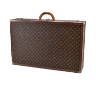 Louis Vuitton, Monogram, a coated canvas and leather hard suitcase