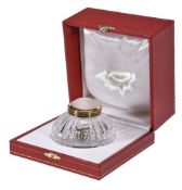 Must de Cartier, a domed glass inkwell