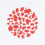 P. Neicho (21st century)Untitled (Red Abstract)Screenprint in colours