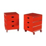 Werner Aisslinger for Magis, two Plus Unit three drawer units