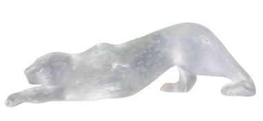 Lalique, Cristal Lalique, Zeila Panther, a frosted glass figure