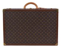 Louis Vuitton, Monogram, Alzer 65, a coated canvas and leather hard suitcase