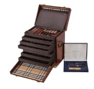 Burberry fine writing instruments by Pentel, an extensive collection of fountain pens, ballpoint pen