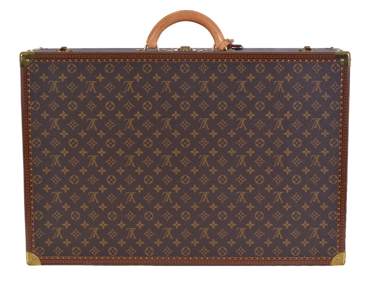 Louis Vuitton, Monogram, Bisten 70, a coated canvas and leather hard suitcase