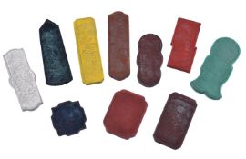 A set of ten Chinese ink sticks