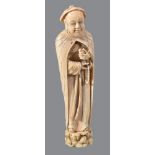 ϒ A Chinese ivory of a 'Mongolian'