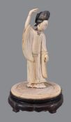 ϒ A Chinese ivory figure of a 'Tang' Dancer