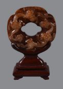 A Chinese archaistic jade disc