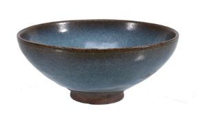 A large Chinese purple-splashed &#8216;Jun&#8217; type bowl