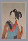 Kiyokata Kaburagi (1878-1972): A Collection of 16 Woodblock Prints in inks and colour on paper after