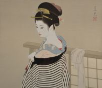 Shimura Tatsumi (1907-1980): A Woodblock Print Preparation