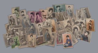 A large group of Japanese Postcards
