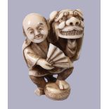 ϒ Homei : A Japanese Ivory Netsuke