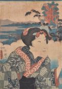 Utagawa Kunisada (known as Toyokuni III) 1786-1865: A Series of Twelve Woodblock Prints in inks and