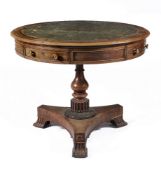 ϒ A George IV rosewood drum table