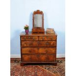 A George I walnut chest of drawers