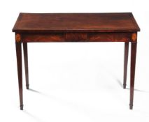 A George III mahogany serving or side table