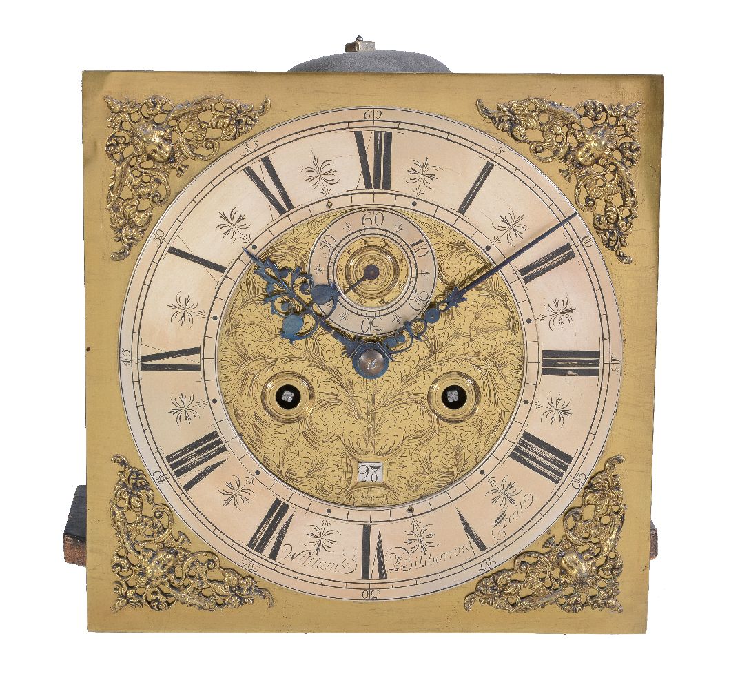 A rare William III walnut and Arabesque marquetry eight-day longcase clock - Image 2 of 4