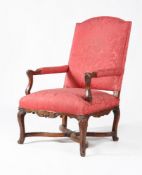 A Régence walnut armchair