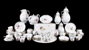 A modern Nyphenburg porcelain part tea and coffee service