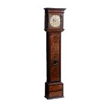 A rare William III walnut and Arabesque marquetry eight-day longcase clock
