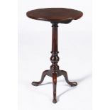 A George III mahogany tripod table