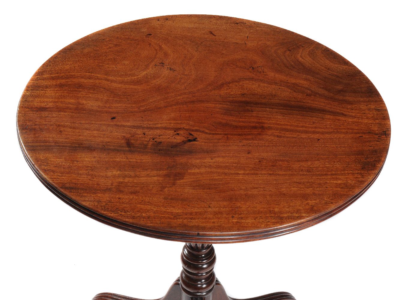 A Regency mahogany pedestal occasional table - Image 3 of 3