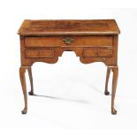 A George II walnut side table