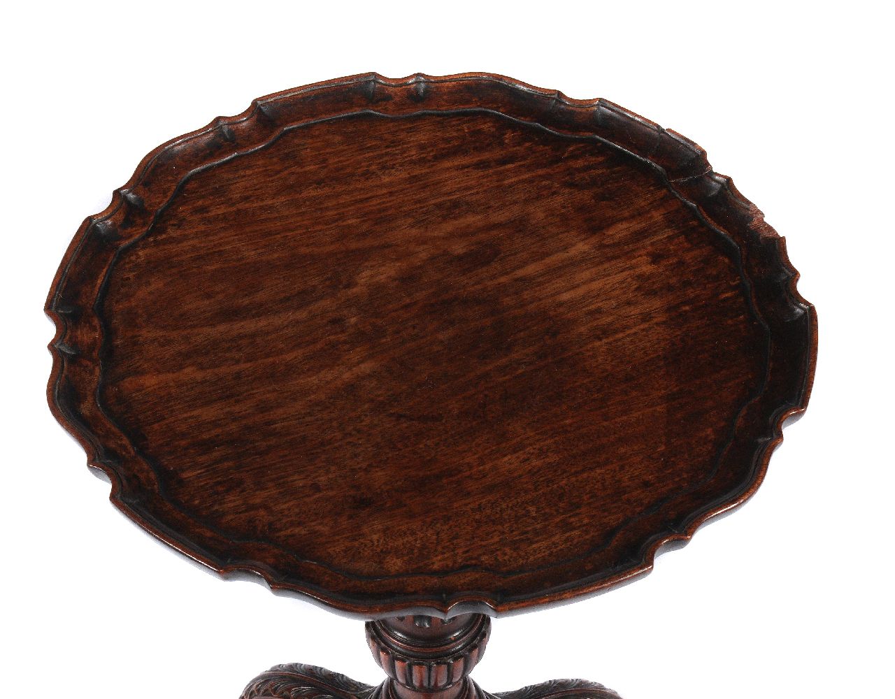 A George III mahogany candle stand - Image 2 of 3