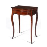 A George III mahogany side table