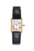 Cartier, Tank Louis, ref. 2441, an 18 carat gold wrist watch
