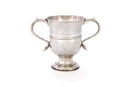 A George III silver twin handled cup by Thomas Wallis I