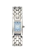 Audemars Piguet, Promesse, a lady's stainless steel and diamond bracelet watch