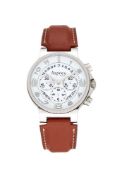 Asprey, The No. 8 Chronograph Collection, ref. 01044-05-A, a stainless steel wrist watch