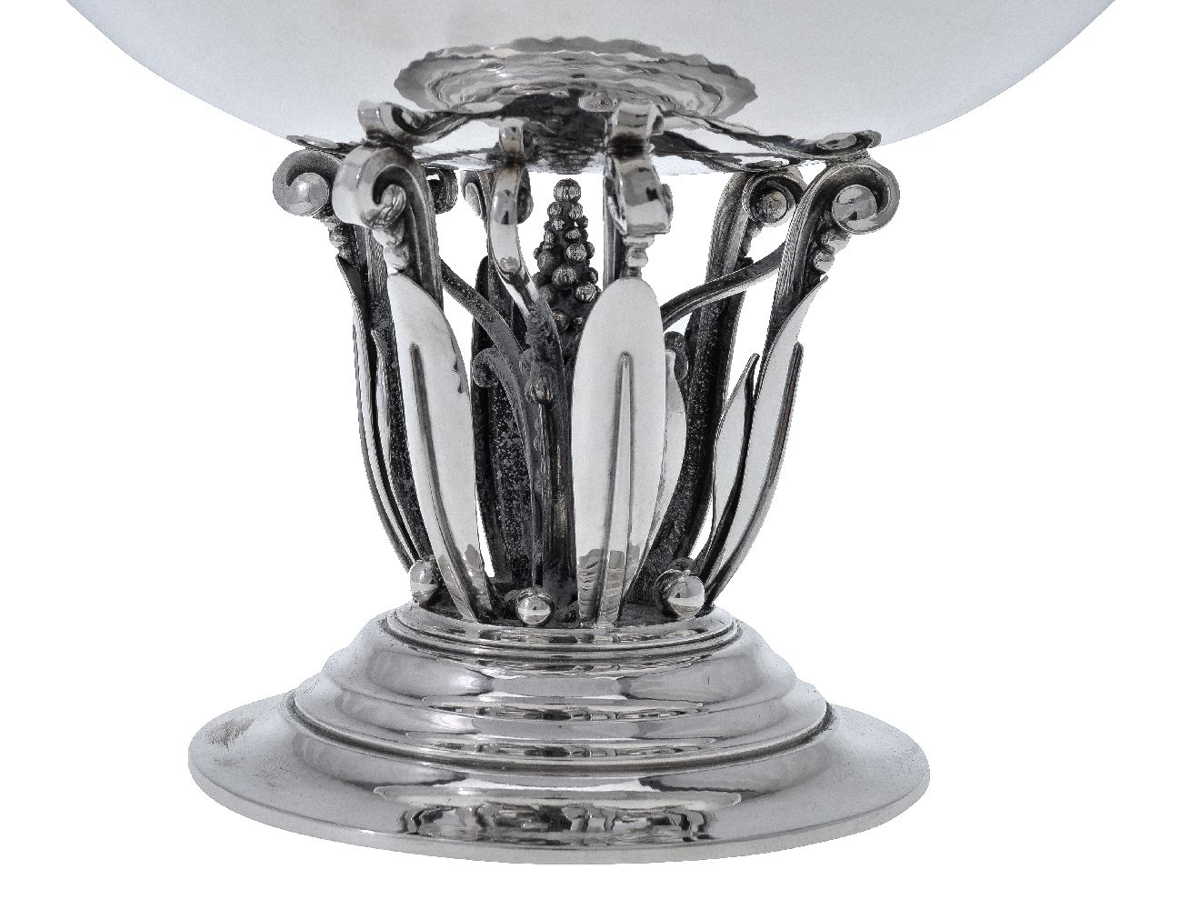 Georg Jensen, a Danish silver large pedestal centrepiece bowl - Image 2 of 3