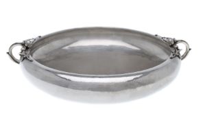 Georg Jensen, a Danish silver centre piece bowl