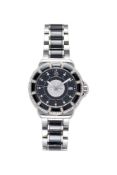 Tag Heuer, Formula 1, ref. WAH1219, a lady's stainless steel, ceramic and diamond bracelet watch