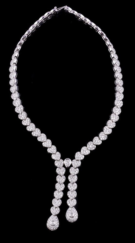 A diamond necklace