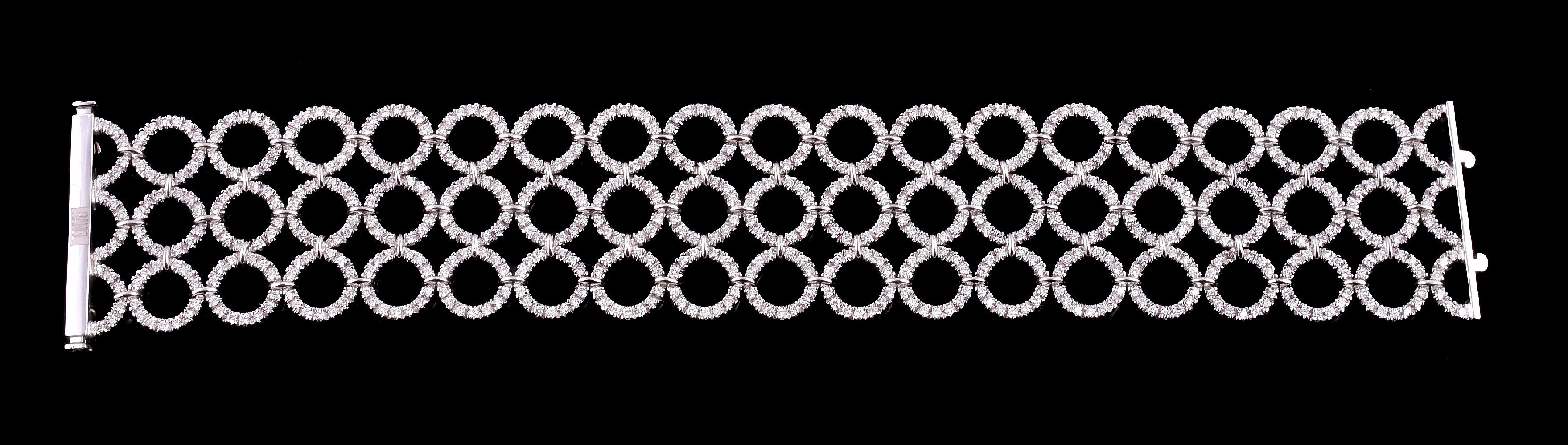 A diamond bracelet